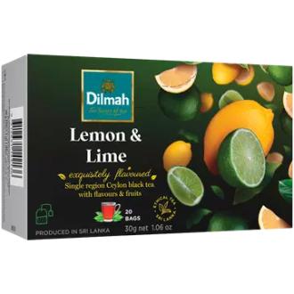 Dilmah Sitruuna-limetee 20x1,5g kalorit ja ravintosisältö - 0 kcal